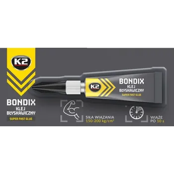 K2 SEKUNDOVÉ LEPIDLO BONDIX 3G 10sekund