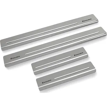 Prah karosérie CRONI Kryty prahů One Line Fiat Bravo - Hatchback 5 2007-2014 Kryt: jedna linka, Barva: Lesklá