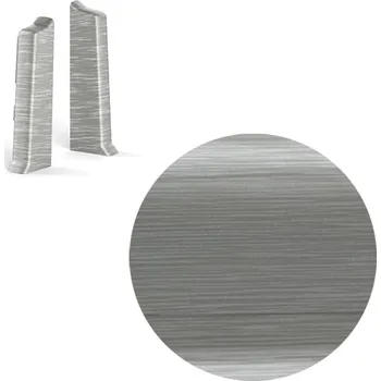 soklová lišta NOVÁK Koncovka L+P k soklové liště PVC dekor hliník 62x15 1pár NG6KG3