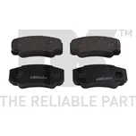 Sada brzdových destiček, kotoučová brzda NK 221949