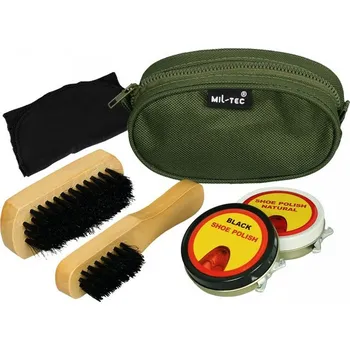 Přípravek pro údržbu obuvi Čistící sada na obuv (ST12936000) (Impregnační a čistící sady na boty, kartáče na vojenskou a pracovní obuv. Čistící sada na obuv která je vystavena náročným podmínkám, např. pro obuv vojenskou nebo pracovní.)