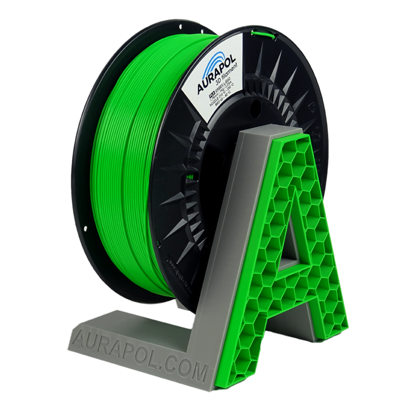 AURAPOL PLA 3D Filament Yellow Green 1 kg 1,75 mm