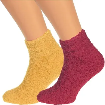 Dámské ponožky Ponožky dámské froté Mix Barva 3ks (Froté ponožky pro ženy Balení 3 páry)