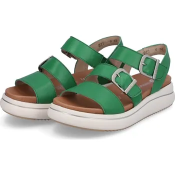 Dámské sandále Dámské kožené sandálky D0L50-52 Remonte zelené Barva: grün, Velikost: 38