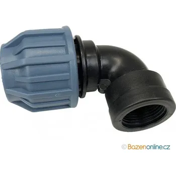 Vodovodní potrubí PE koleno 32 mm s vnitřním závitem 1"