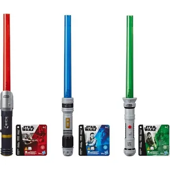 Dětská zbraň Hasbro: Star wars světelný meč na baterie - zelený