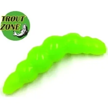 Umělá nástraha Gumová nástraha Trout Zone Brook 1,6" 4cm green chartreuse 10ks