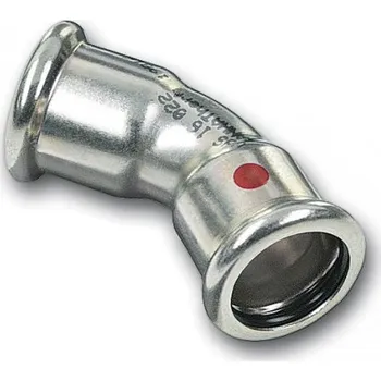 rozdělovač topení Oblouk 45° pro vnitřní lisování 18 mm pozink Sanha Therm