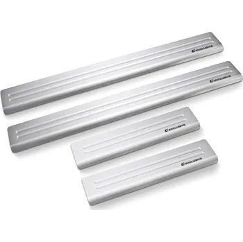 Prah karosérie CRONI Kryty prahů 2 Line Citroen C4 Picasso I Van 5 2006-2013 Kryt: dvě linky, Barva: Matná