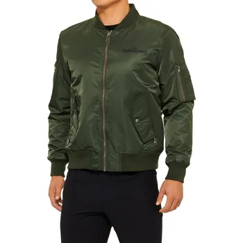Moto bunda Bunda BOMBER zelená 100% - USA (Velikost: M)