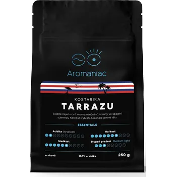 Káva Aromaniac Costa Rica Tarrazu zrnková 250 g