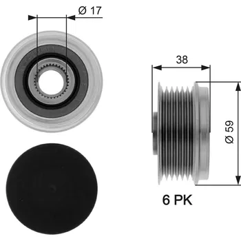 Předstihová spojka GATES OAP7039