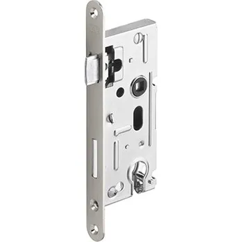 ACT SERVIS ACT - Zadlabávací zámek 40/60mm L/P nikl Provedení: PZ (vložkový zámek), DM: 40, Rozteč: 72 mm