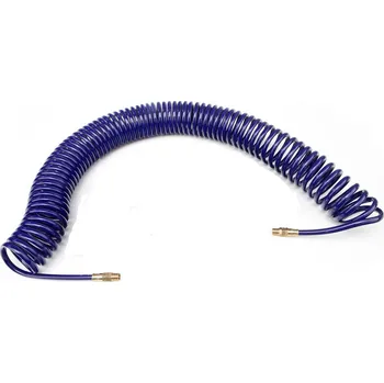 Tlakoměr Vzduchová spirálová hadice, hadice pro stlačený vzduch, 8 bar, 15 m (TrueTech)