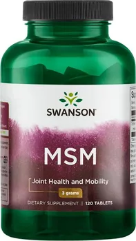 Kloubní výživa Swanson MSM 1500 mg 120 tbl.