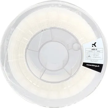 Filament Kimya ABS-S Barva: White (natural), Průměr: 1,75 mm, Hmotnost: 4,5 kg tisková struna (filament)