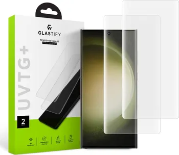 Glastify UVTG+ ochranné sklo pro Samsung Galaxy S23 Ultra 2 ks