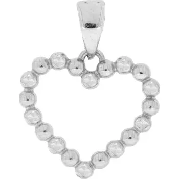 Přívěsek Srdíčko bílé