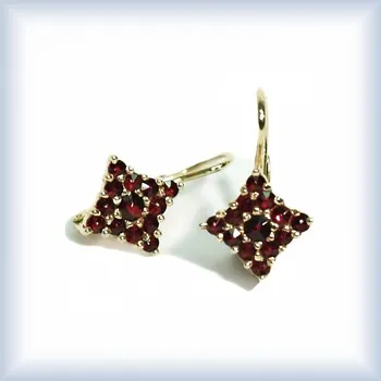 Náušnice bílé zlato