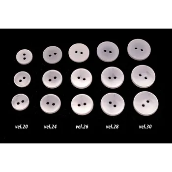 Knoflík Knoflík prádlový vel.20 - 12,7mm (10ks/bal.)