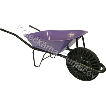 Kolečko KOLEČKÁRNA TLUMAČOV s.r.o. Kolečko stavební KS60 - fialová korba - bantam