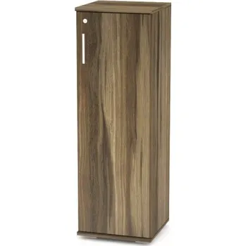 Kancelářská sestava Nízká dvéřová skříňka REA Office 30+D3 (1ks) - ořech rockpile - výběr dvířek