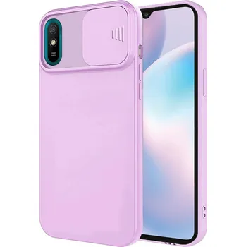 Kryt Xiaomi Redmi 9 s krytem fotoaparátu - světle fialový