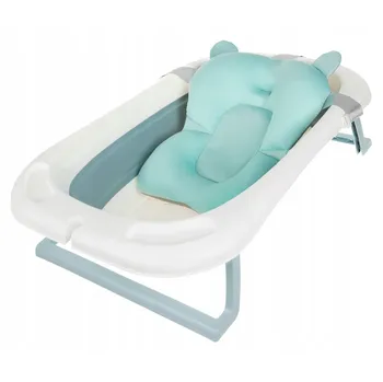 koupací vanička Recenze ISO Skládací vanička pro miminka 83 x 50 x 20 cm bílá/modrá