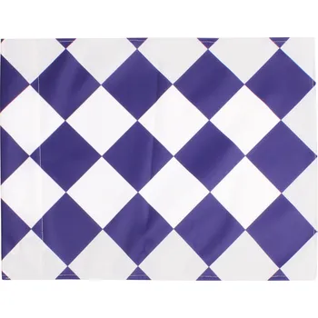 Rohový praporek Látka na rohový fotbalový praporek bílá/modrá