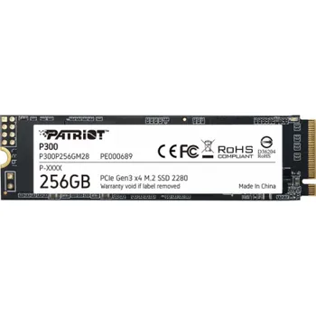 SSD disk PATRIOT P300 256GB SSD / Interní / M.2 PCIe Gen3 x4 NVMe 1.3 / 2280