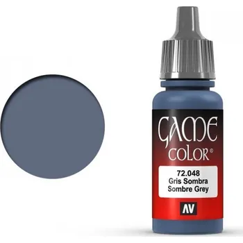 Modelářská barva Vallejo Game Color 72048 Sombre Grey 18 ml