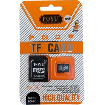 Paměťová karta Paměťová karta Micro SD 16GB + adaptér