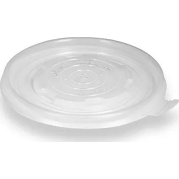 Jednorázové nádobí Víčko miska papírová kulatá bílá průměr 11,5cm