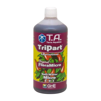 Hnojivo T.A. TriPart Micro (FloraMicro) Soft Water 500ml (FloraMicro obsahuje submikroprvky a organické pufry, což v roztoku pomáhá stabilizovat pH. Složení pro měkkou vodu, objem 0,5L.)