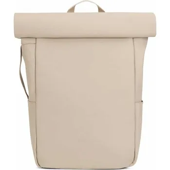 Městský batoh Johnny Urban nepromokavý roll top batoh Henry béžovo-šedý 19l