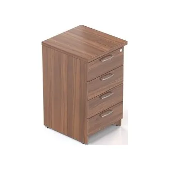 Zásuvkový kontejner Kontejner V-line 50 x 47 cm - 4 zásuvky, ořech