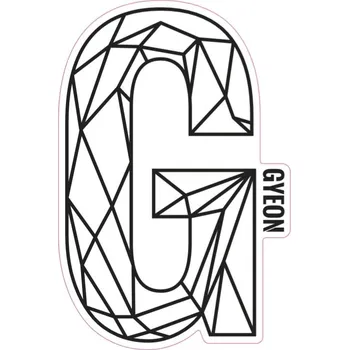 Samolepicí dekorace na vozidlo Samolepka Gyeon G Sticker Black (200 mm x 131,3 mm)