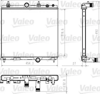 Chladič motoru Valeo 735618