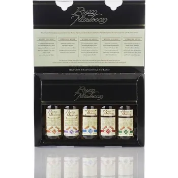 Rum MINI Kolekce Rum Malecon 12YO, 15YO, 18YO, 21YO, 25YO 5x0,05l 40%