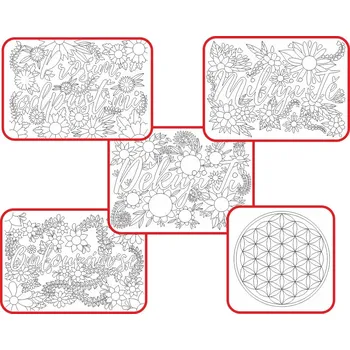 kreativní sada Radost v písku Střední sada Ho´oponopono - Barevné pískování obrázků