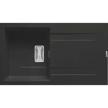 Granitový dřez Granitový dřez Pyramis KARTESIO 86x50 1B1D carbon