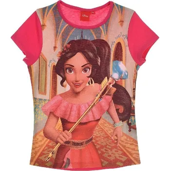 Dívčí tričko Elena from Avalor růžové dívčí tričko s potiskem Velikost: 104