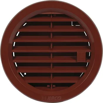 Větrací mřížka HACO Mřížka VM U 110 mm hnědá uzavíratelná pomocí šňůrky