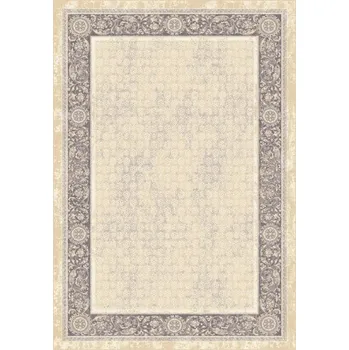 Koberec Kusový koberec vlněný Agnella Isfahan Onyx Alabaster Béžový Rozměr: 120x170 cm