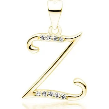 Přívěsek Olivie PÍSMENO Z stříbrný přívěsek GOLD 5326 Ag 925; ≤1 g.