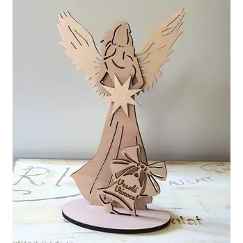 Vánoční dekorace Anděl Veselé Vánoce