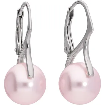 Náušnice PEARLS stříbrné náušnice Rose (Dásmké stříbrné náušnice)