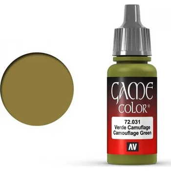 Modelářská barva Vallejo Game Color 72031 Camouflage Green 18 ml