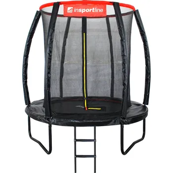 Trampolína inSPORTline Flea 183 cm + ochranná síť + schůdky