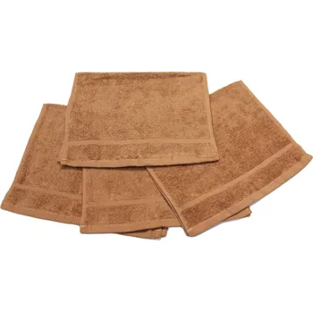 Dětský ručník pro mateřské školy 30x50 cm - Hnědý